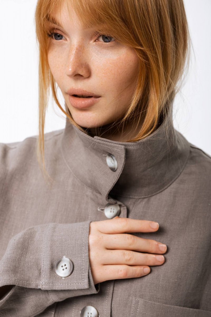 Женская куртка SHLOMO 9-4 серый