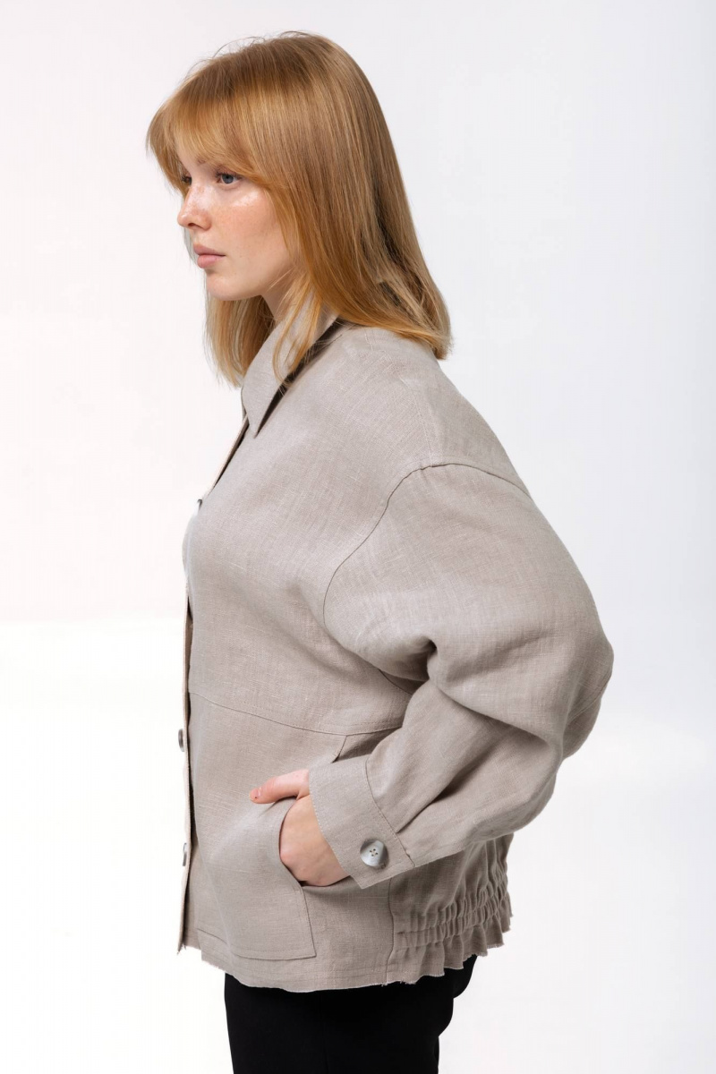 Женская куртка SHLOMO 9-6 серый