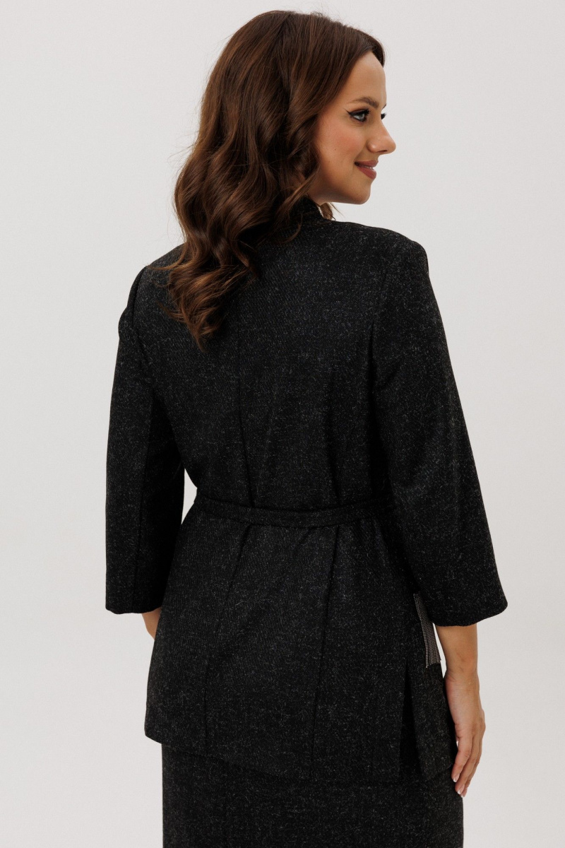 Юбочный костюм TVIN 7993 графит