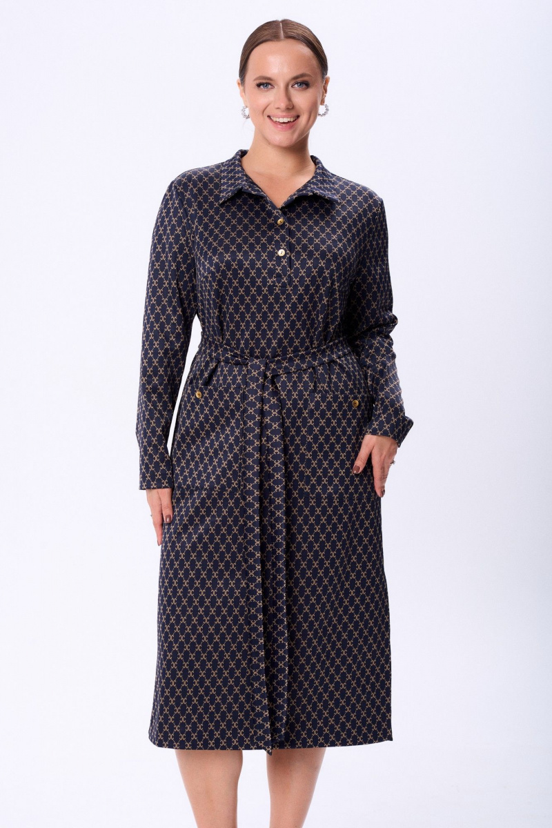 Платья TVIN 7878 синий