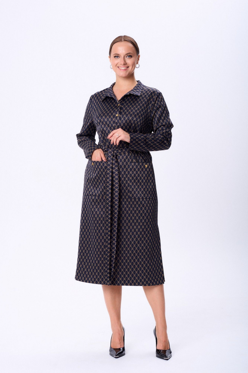 Платья TVIN 7878 синий