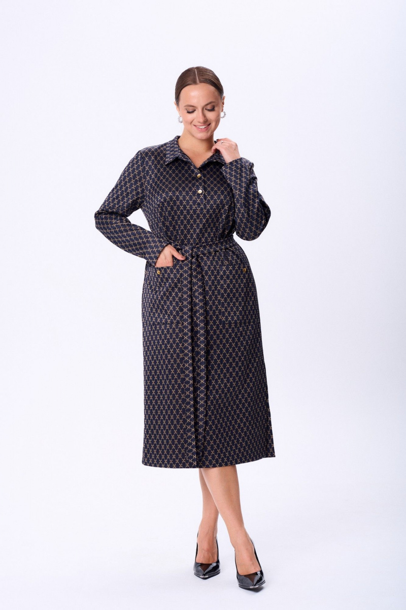 Платья TVIN 7878 синий