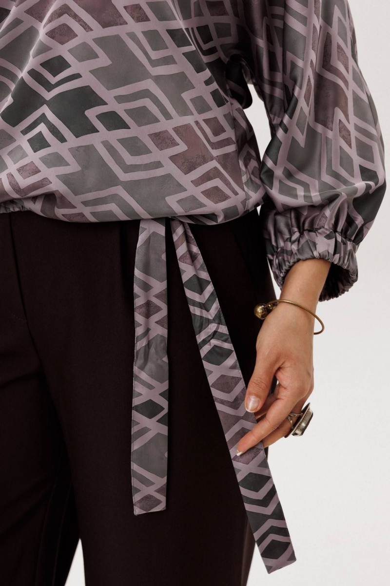 Блузы Anelli 1662 ромбовидные_холмы