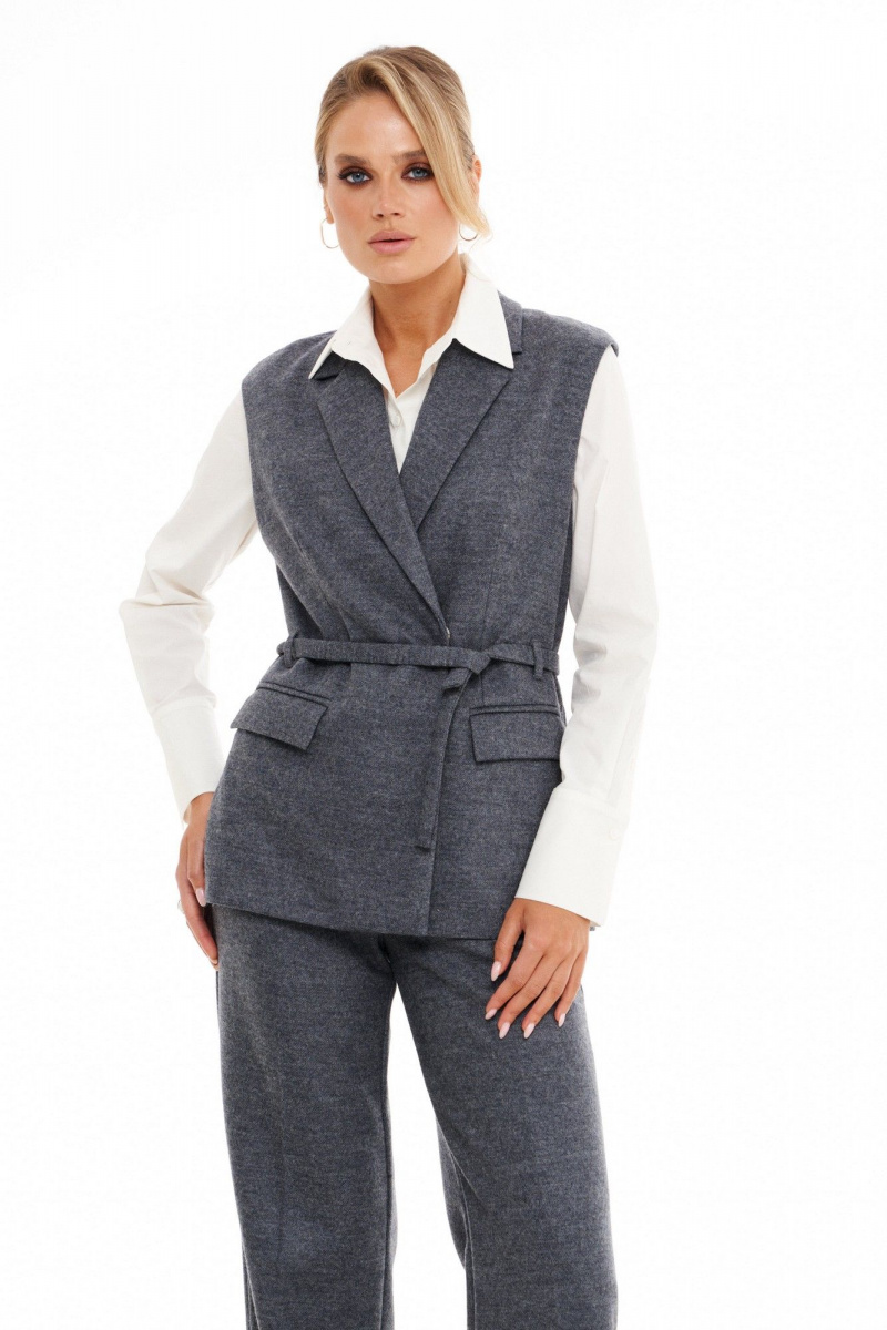 Брючный комплект Prestige 5564 темно-серый