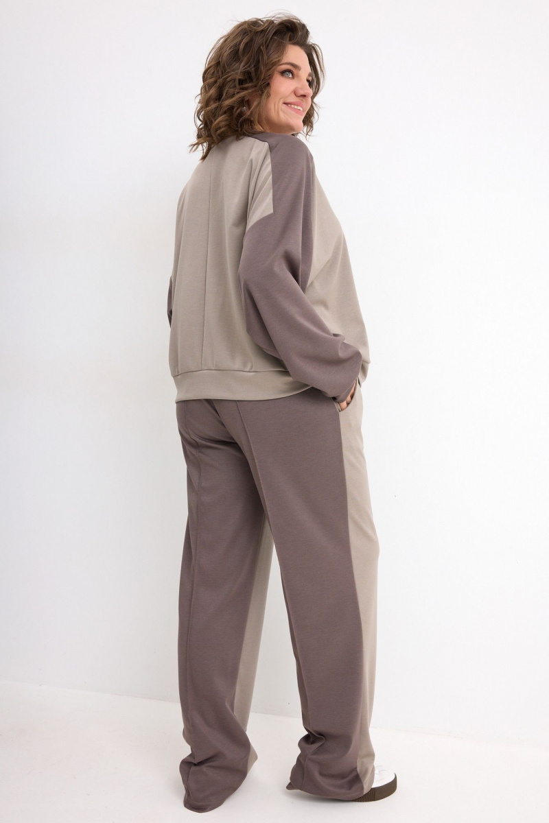 Брючный комплект BegiModa 3102 фиолетовый кварц