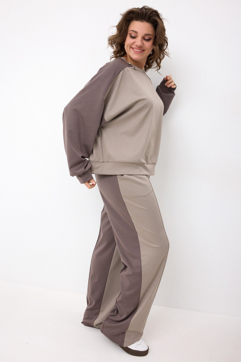 Брючный комплект BegiModa 3102 фиолетовый кварц