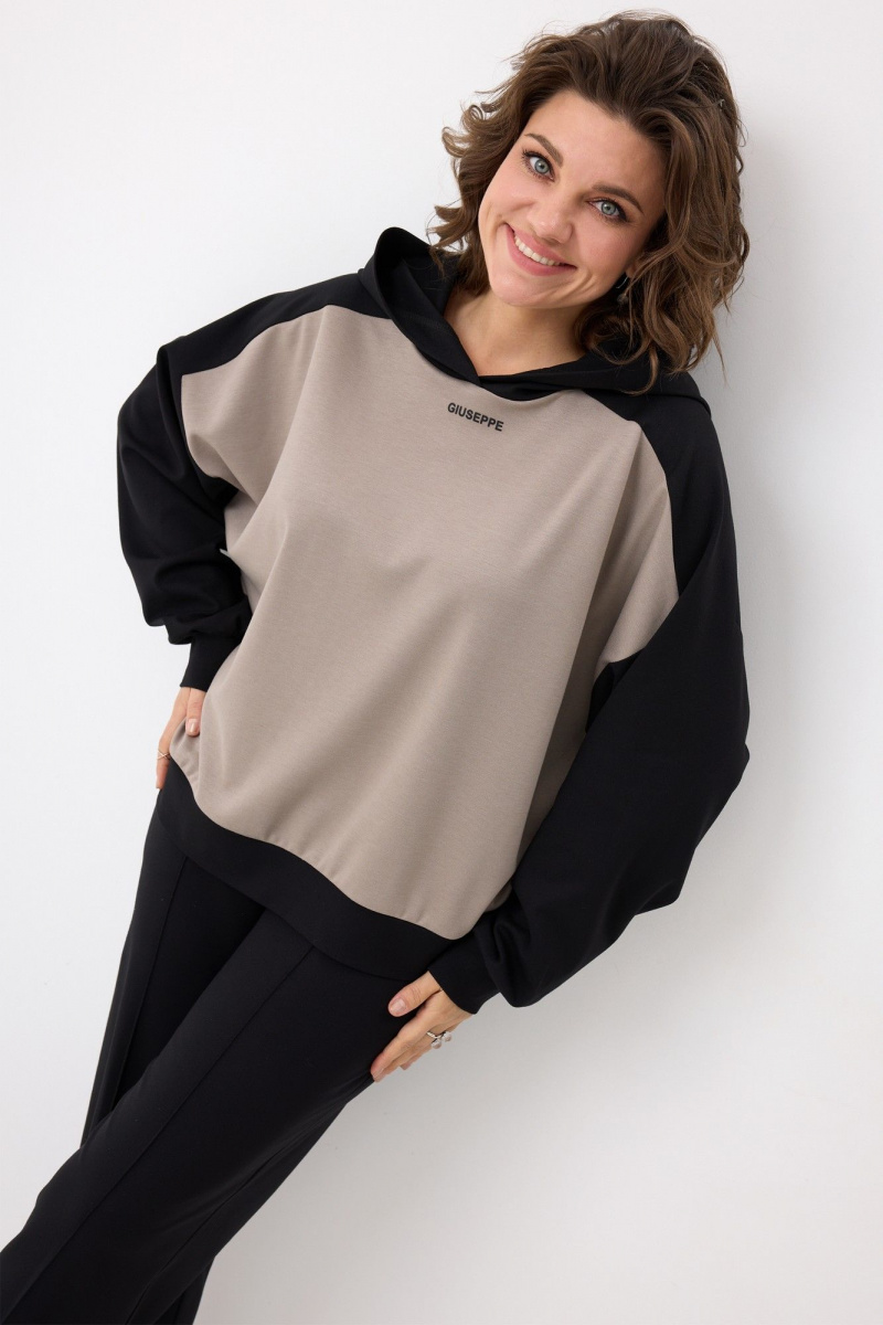 Брючный комплект BegiModa 3103 черный кварц