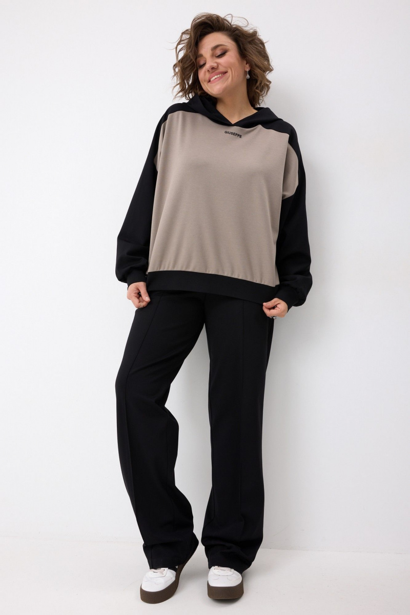 Брючный комплект BegiModa 3103 черный кварц