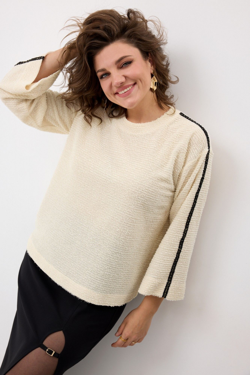 Джемперы BegiModa 4149 топленое_молоко