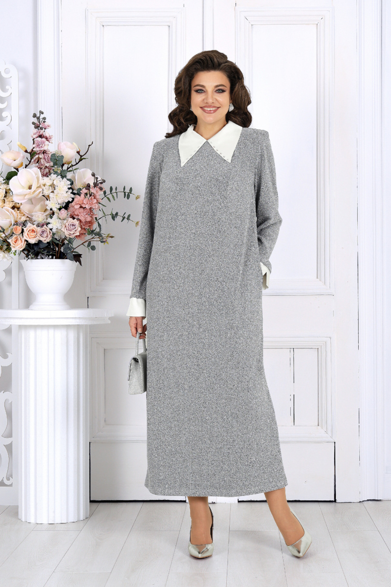 Платья Ninele 6036 серебряный