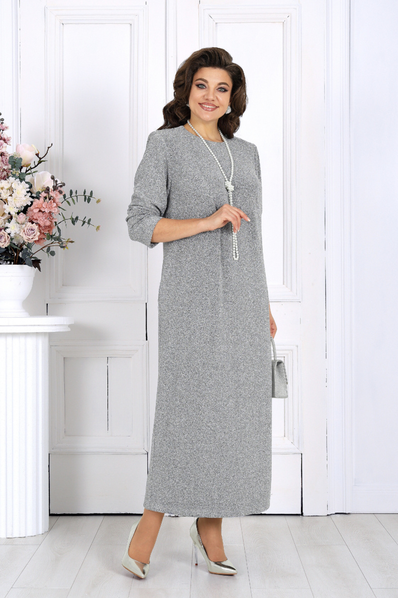 Платья Ninele 6036 серебряный