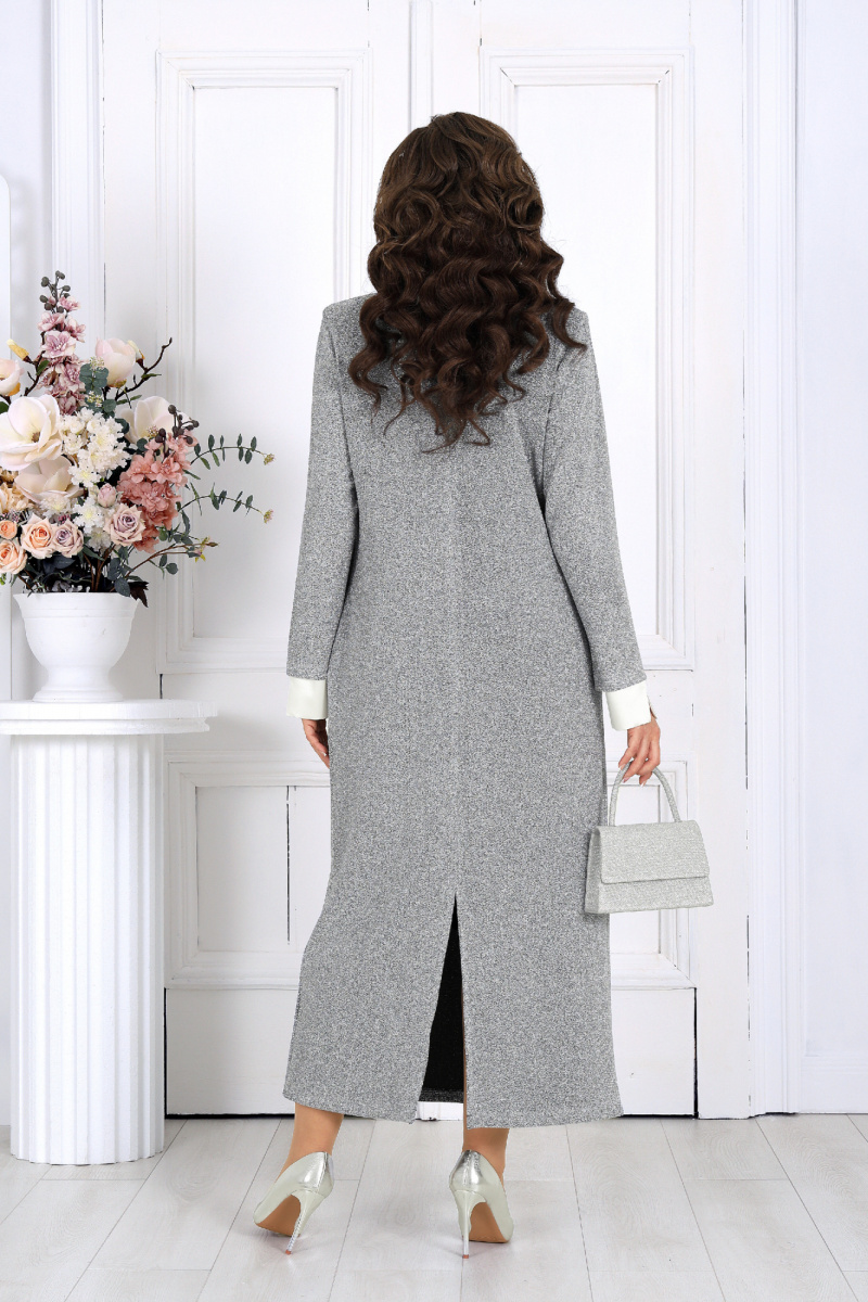 Платья Ninele 6036 серебряный