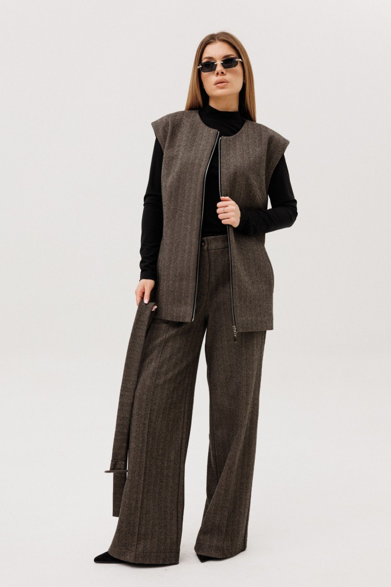 Жилеты Amberа Style 1133 коричневый