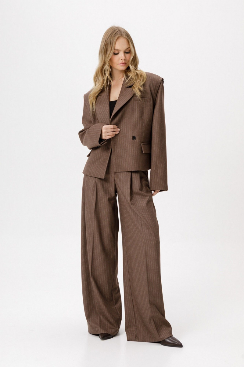 Брючный комплект PiRS 6429 коричневый