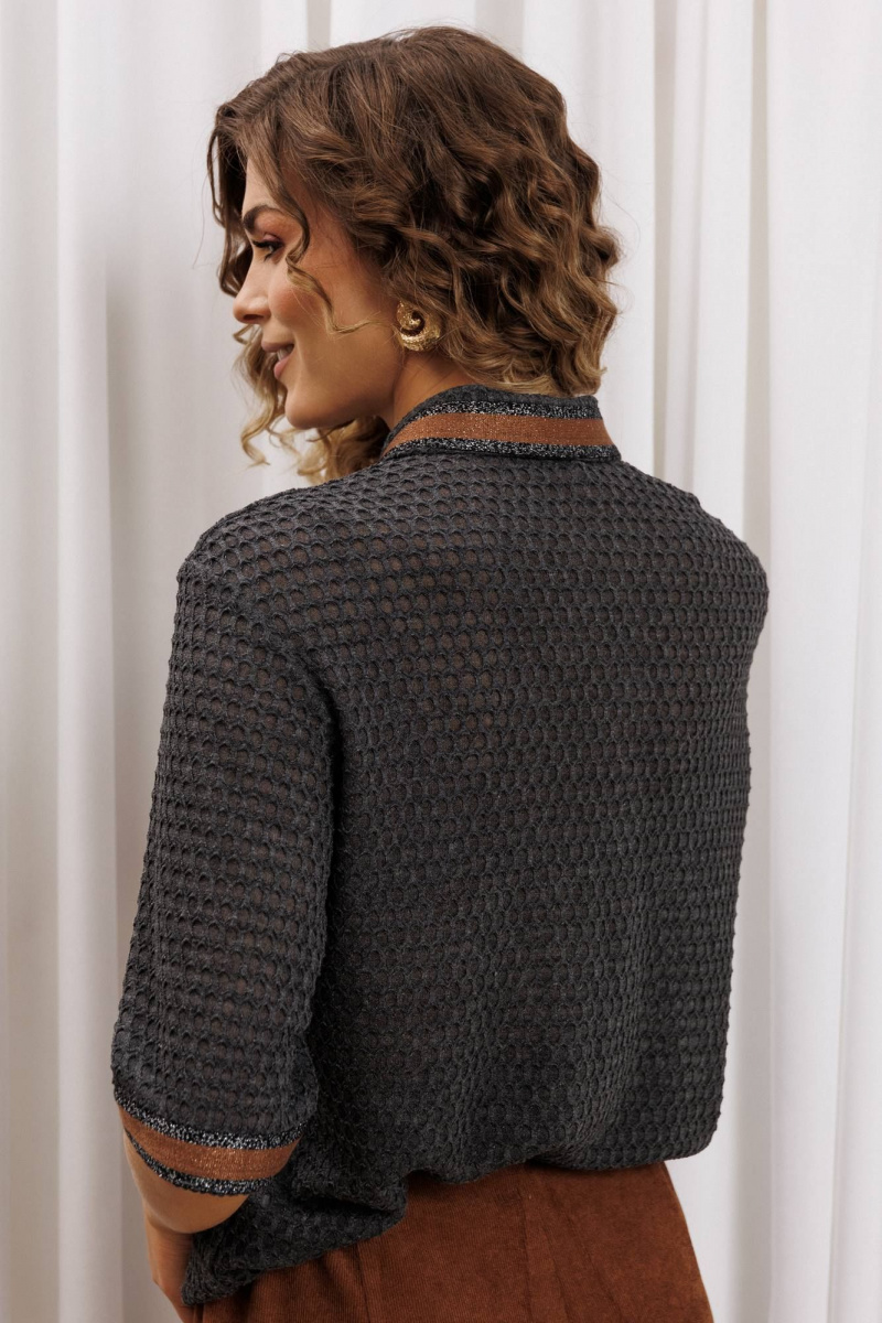 Джемперы Gizart 15380/1 серый, коричневый