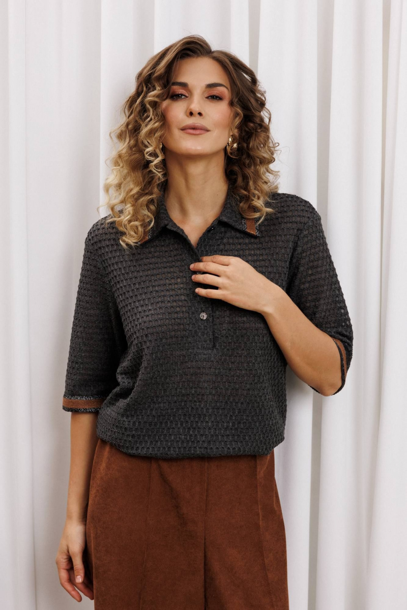 Джемперы Gizart 15380/1 серый, коричневый