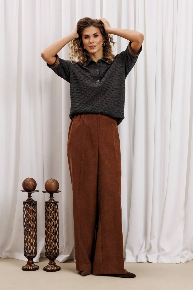 Джемперы Gizart 15380/1 серый, коричневый