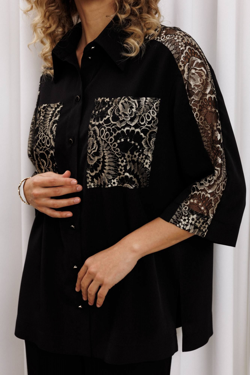 Блузы Gizart 15401 черный, золото