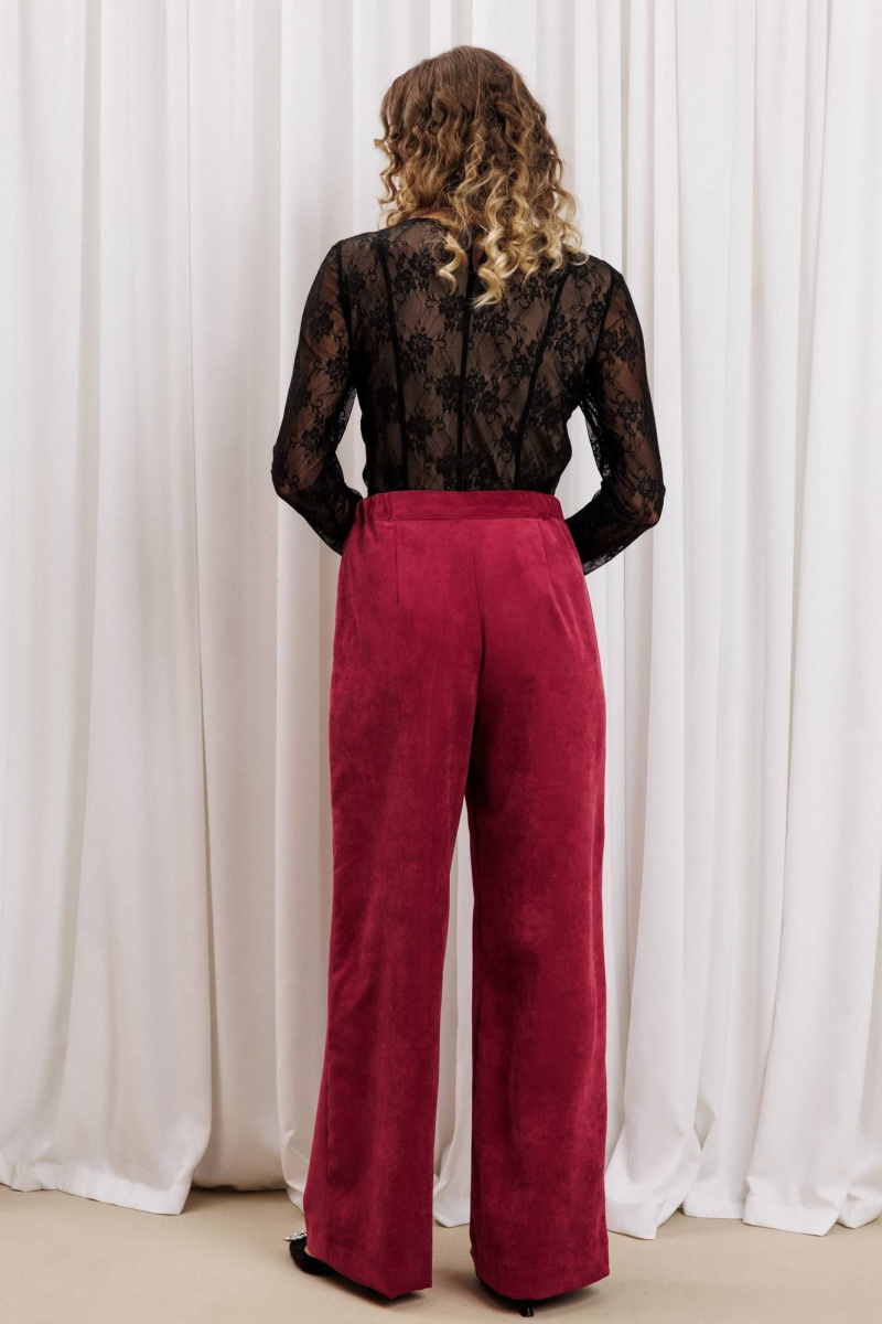 Брюки Gizart 35204 брусничный