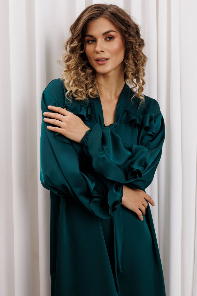 Платья Gizart 5432 морская волна