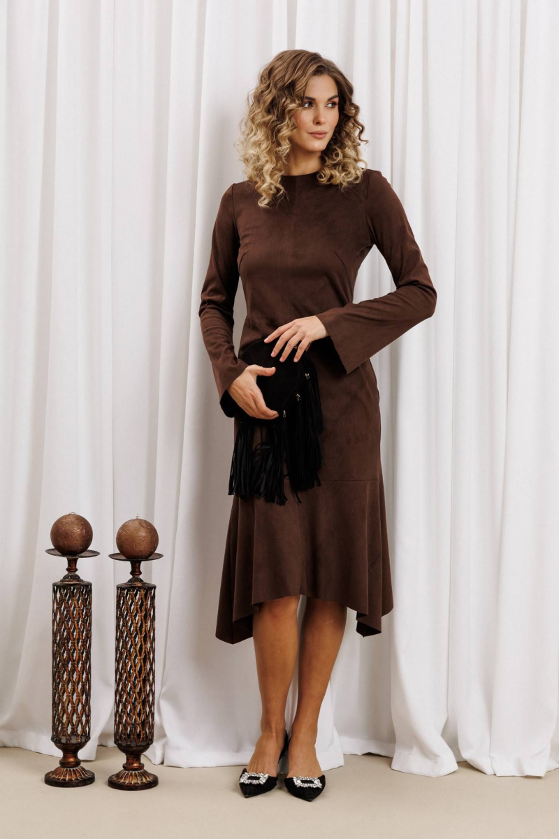 Платья Gizart 5433 шоколадный