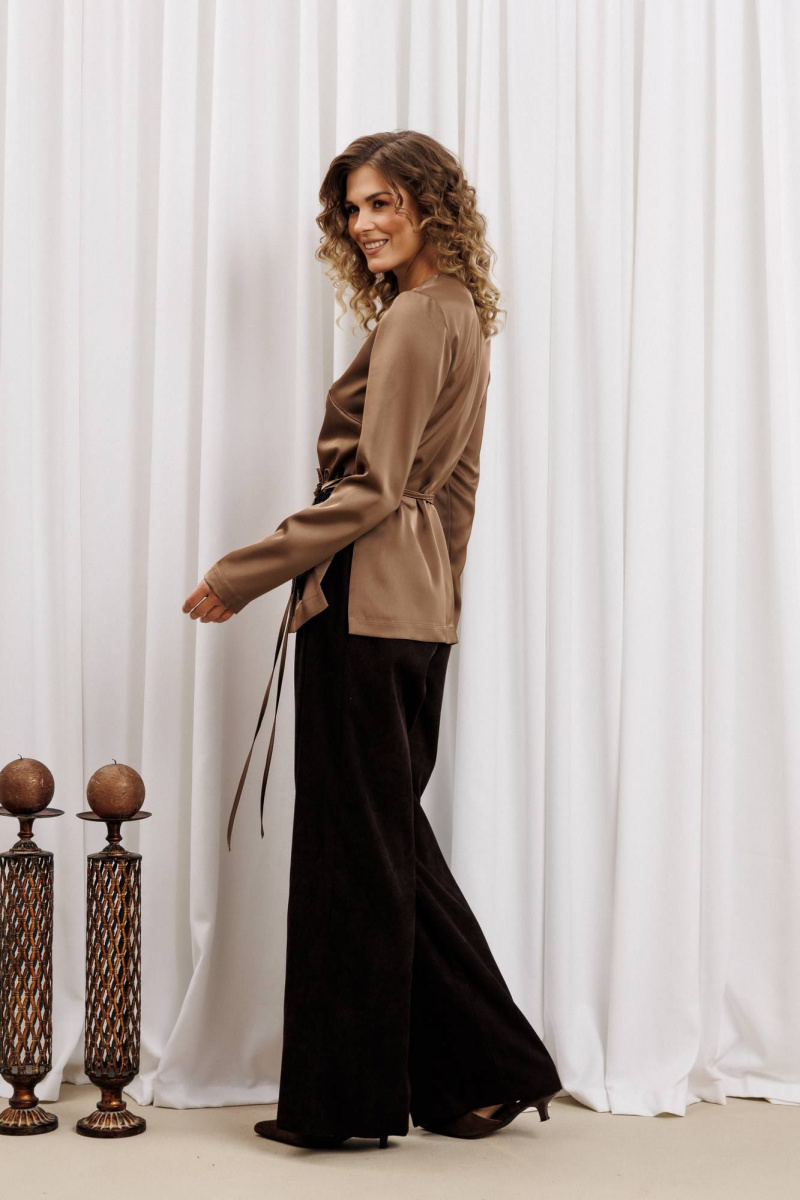 Брючный комплект Gizart 5434 капучино,шоколадный