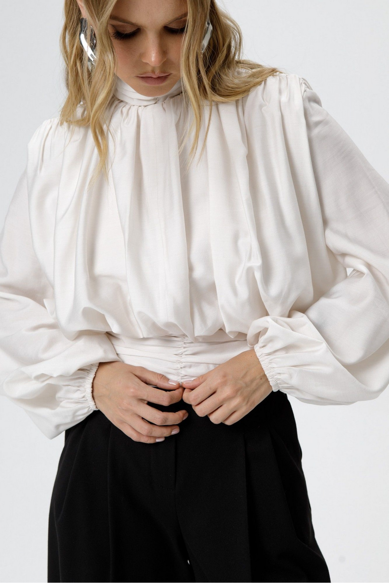 Брючный комплект PiRS 6475 кремовый+черный