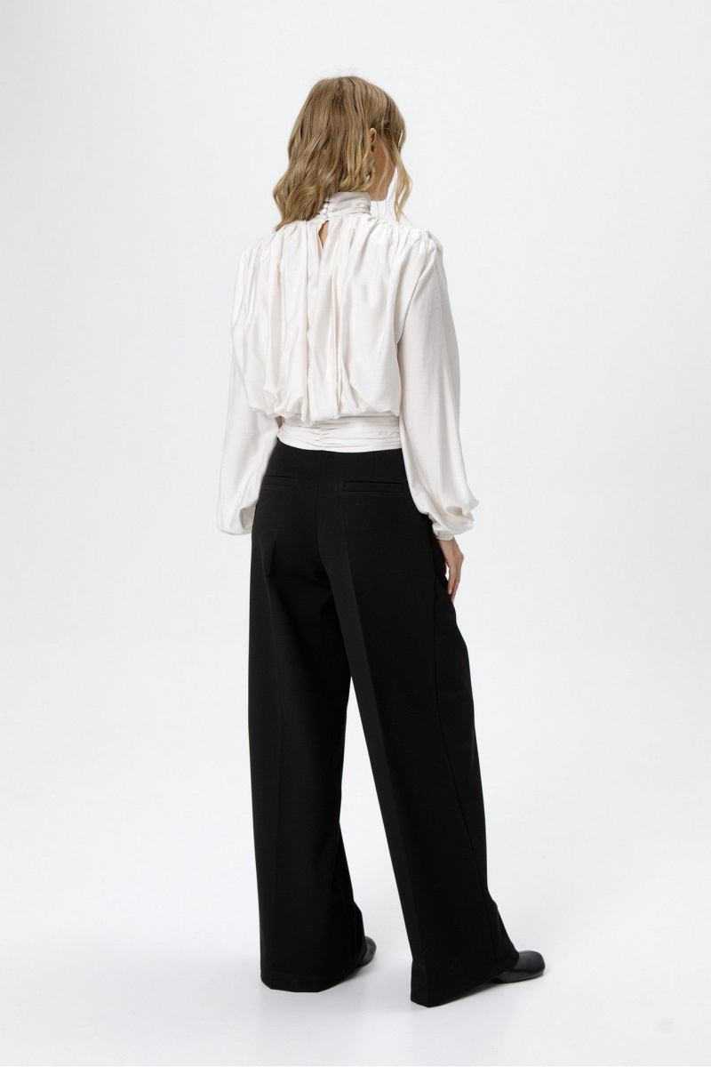 Брючный комплект PiRS 6475 кремовый+черный