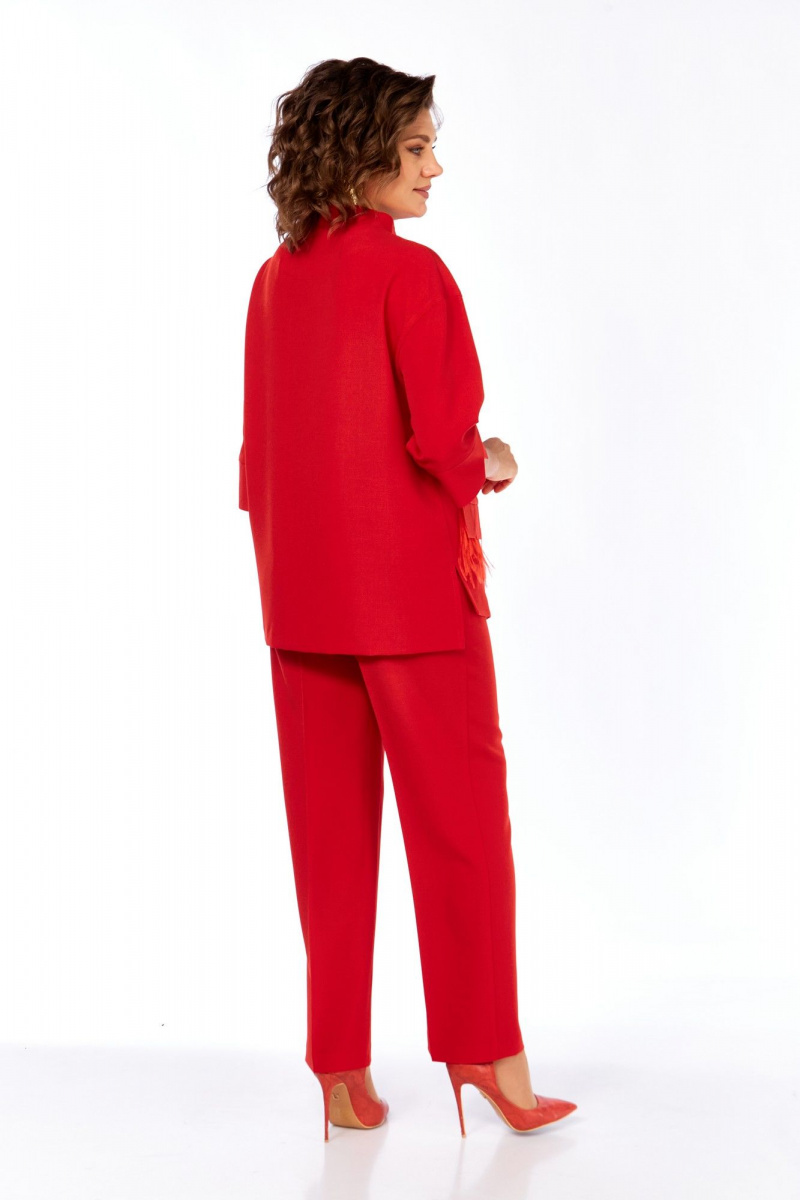 Брючный костюм БагираАнТа 1090 красный