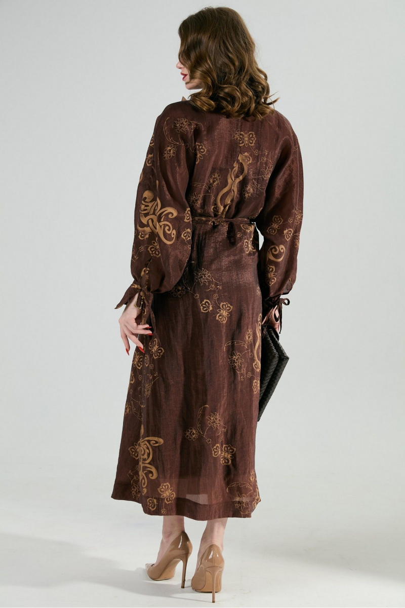 Платья NikVa 1008-1 шоколад