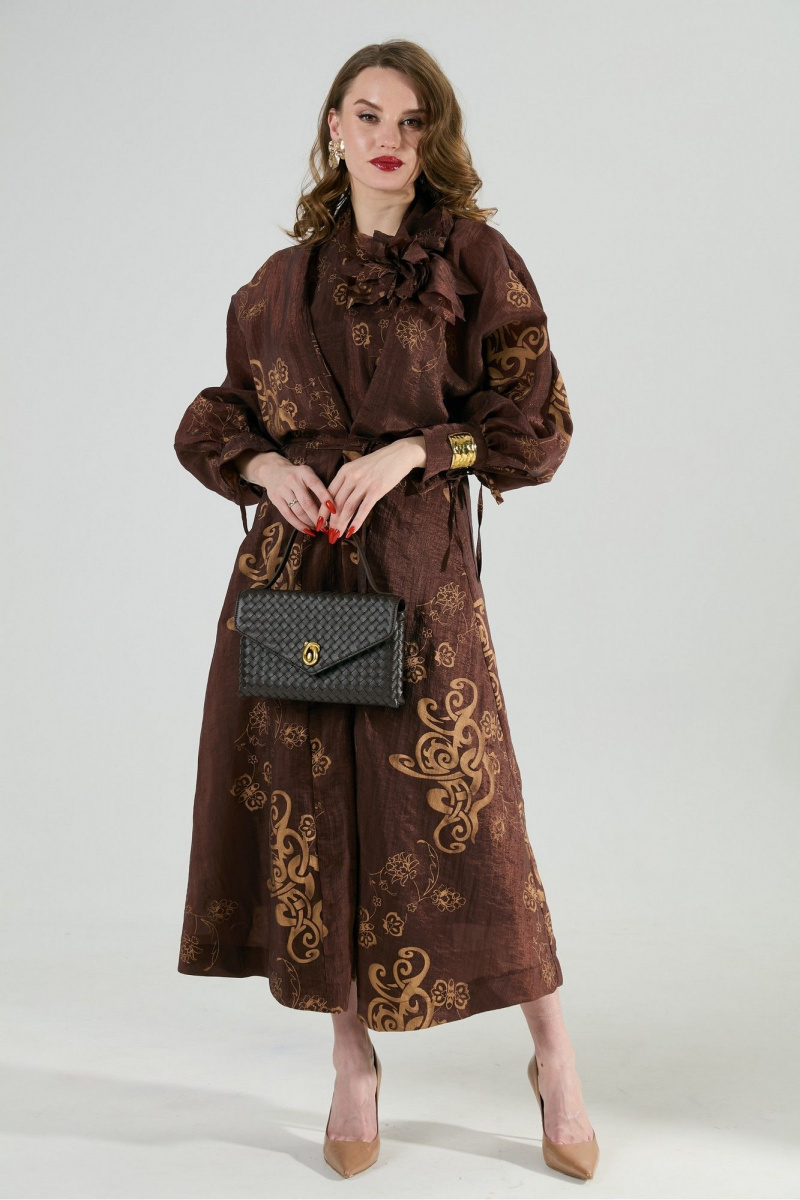 Платья NikVa 1008-1 шоколад