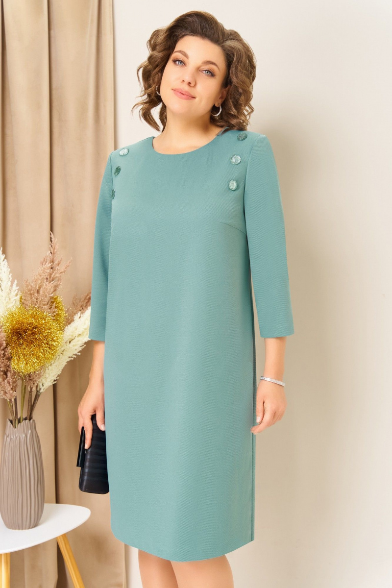 Платья VOLNA 1457 светло-мятный