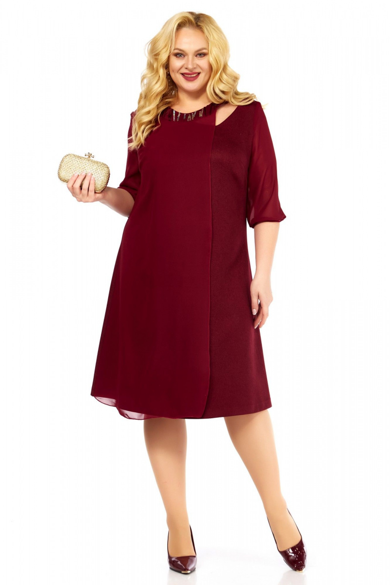 Платья Belinga 1237 бордовый