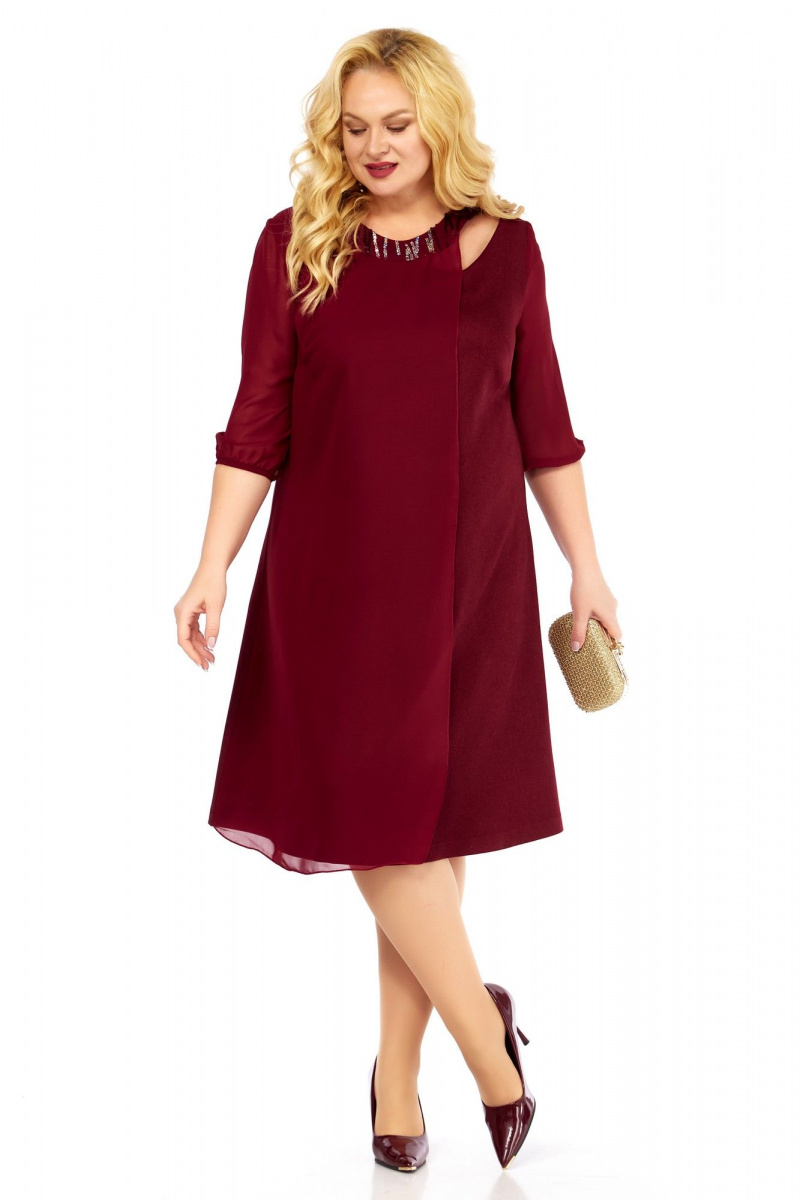 Платья Belinga 1237 бордовый