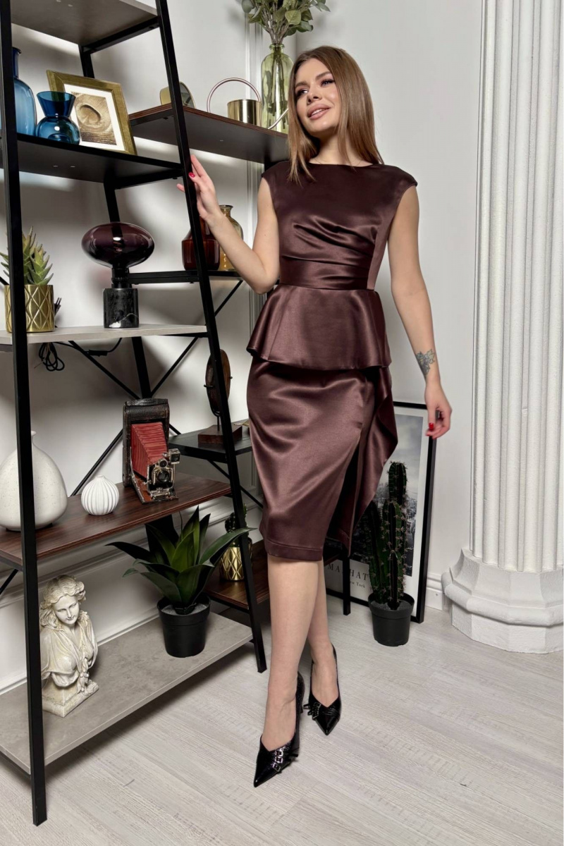 Платья AVEEVA 5160 шоколадный