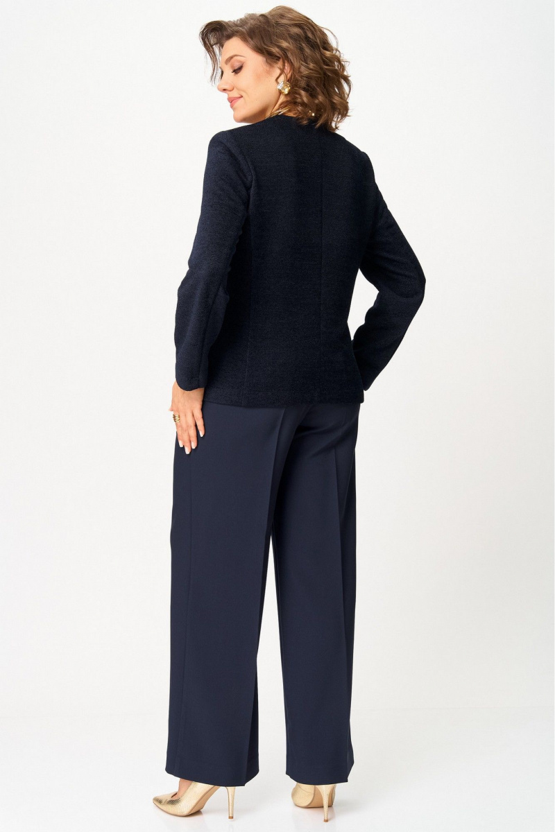 Брючный костюм БелЭльСтиль 849-2_85_22+601-2_88_22 синий