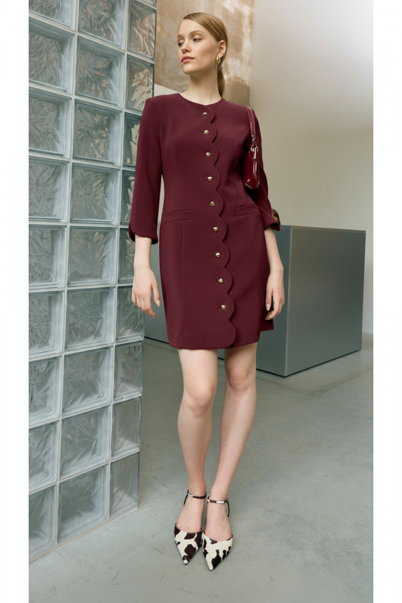 Платья Lokka 1708В бордовый