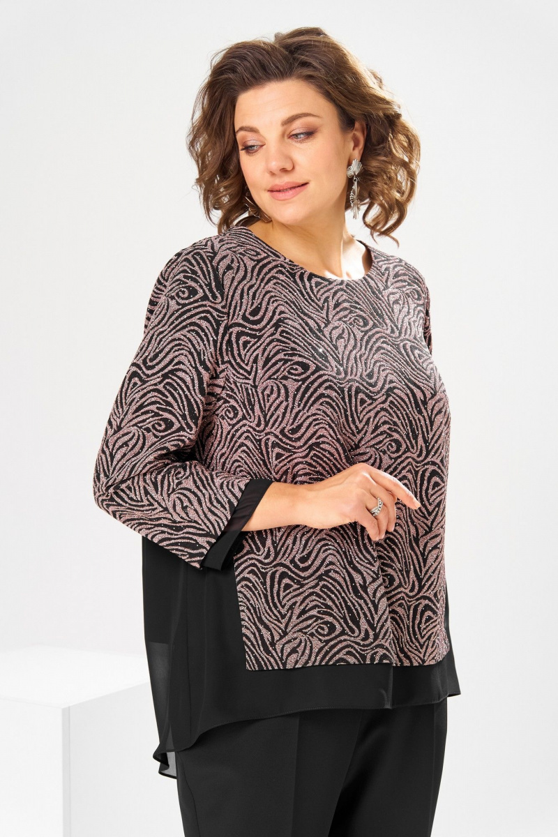 Брючный комплект Romanovich Style 2-2880 черный/клевер