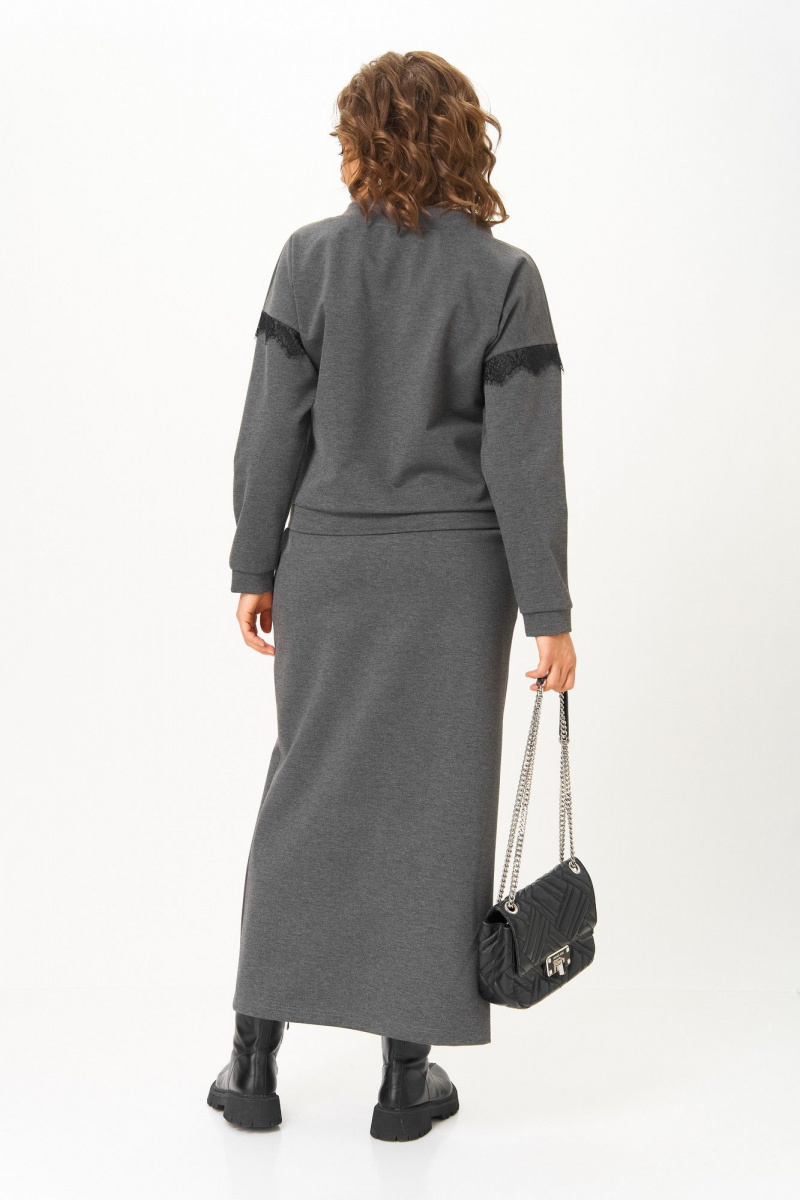 Юбочный комплект Michel chic 1444 графитовый