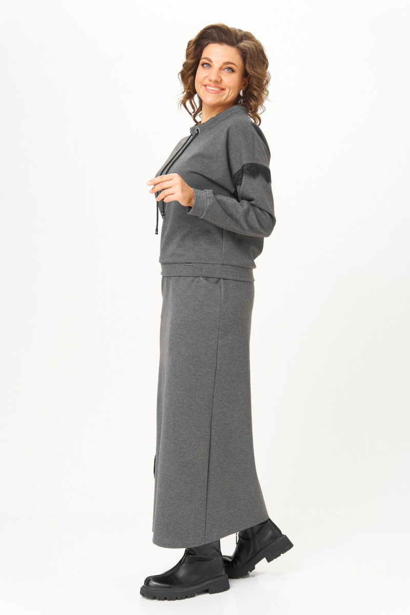 Юбочный комплект Michel chic 1444 графитовый