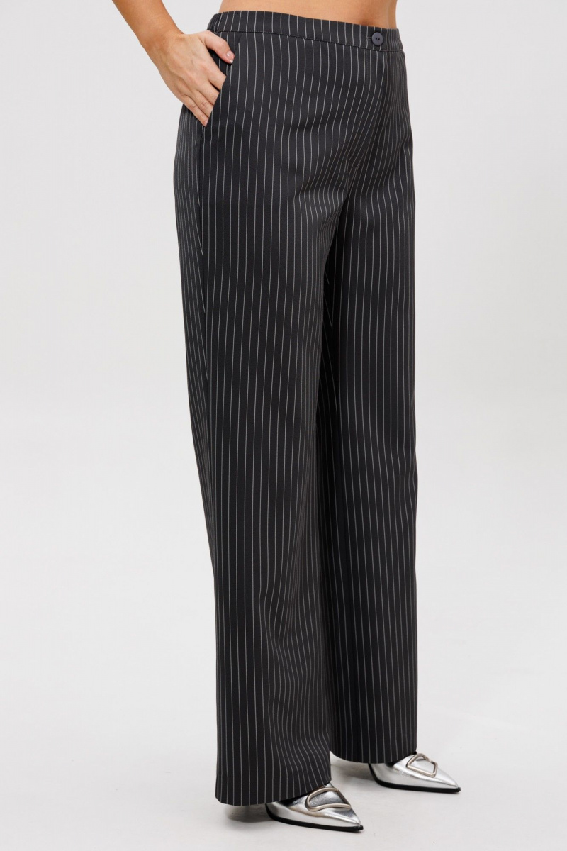 Брючный костюм Mubliz 306 графит_полоска