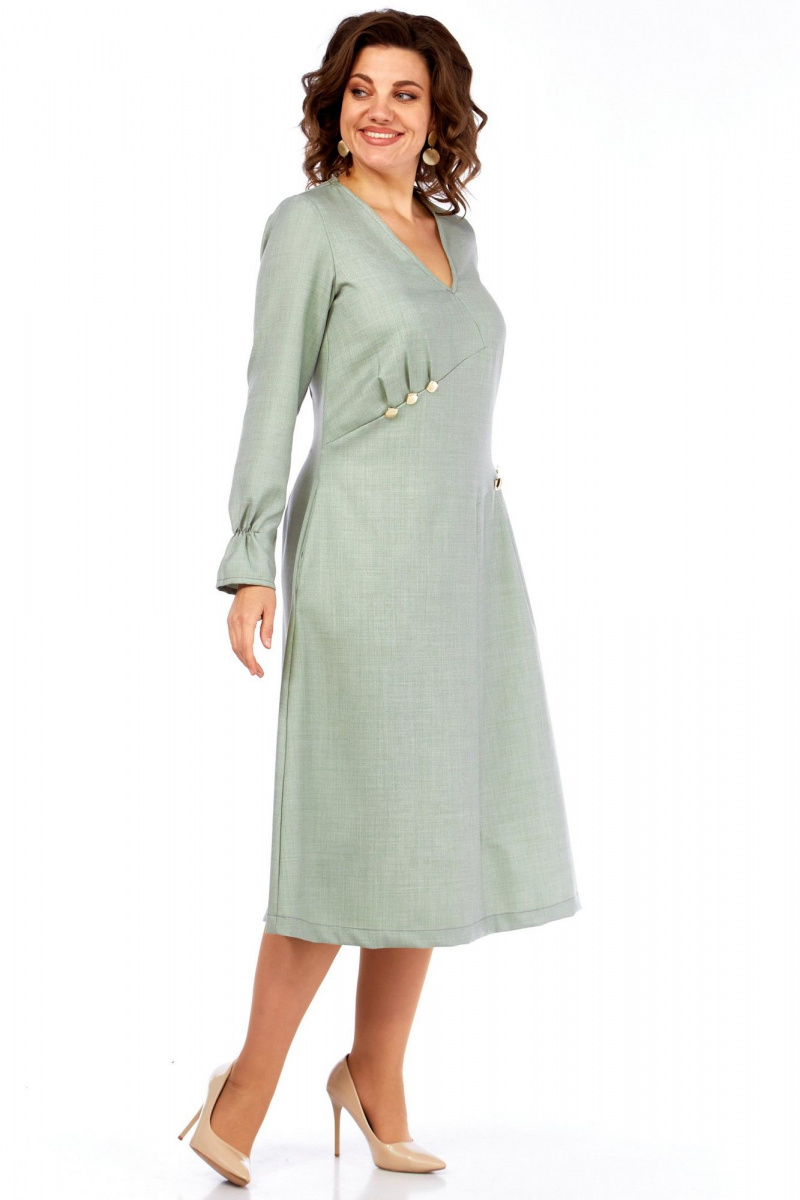 Платья Celentano lite 5072 шалфей