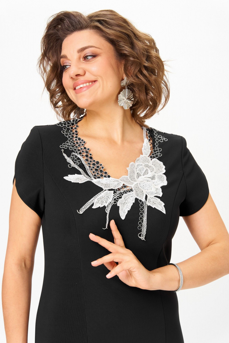 Платья Solomeya Lux 973Б черный-белый
