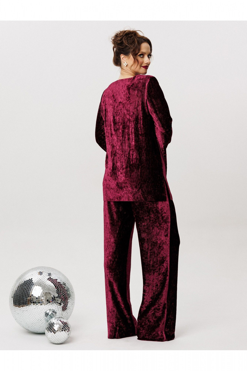 Брючный комплект Liona Style 966 винный