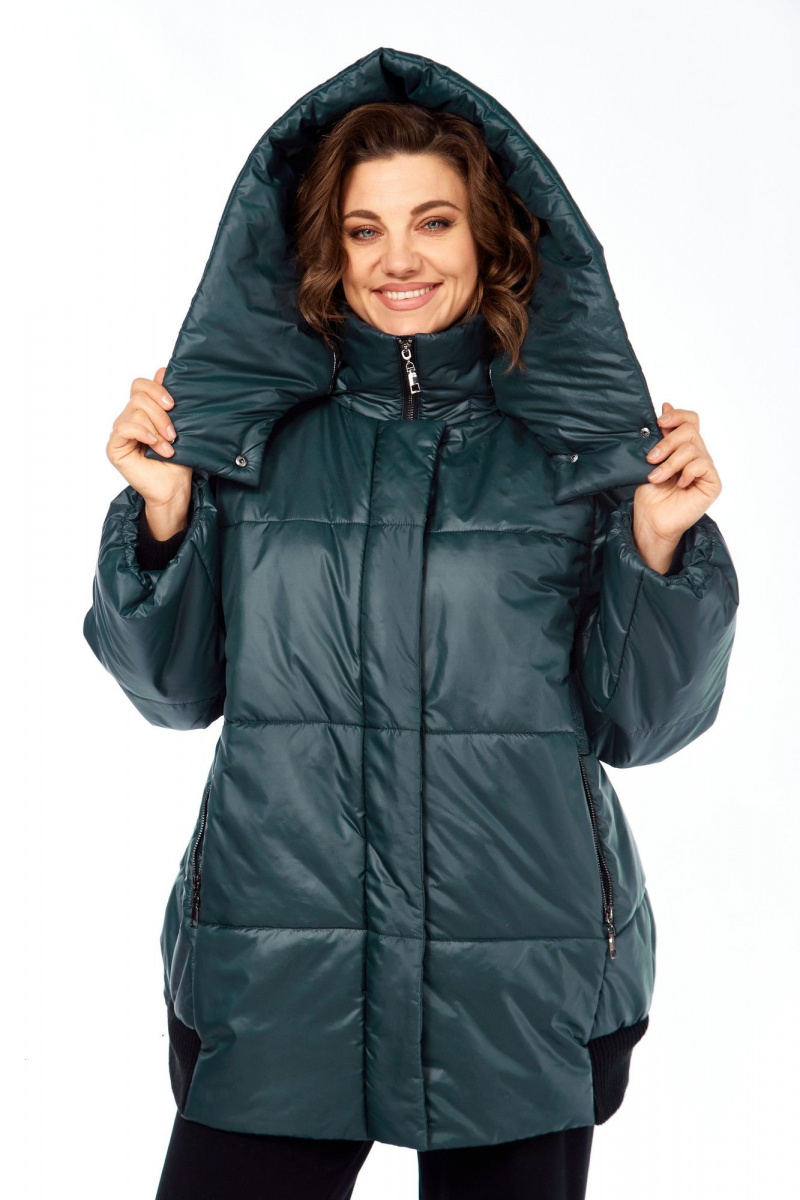 Женская куртка Диомант 2130 изумруд