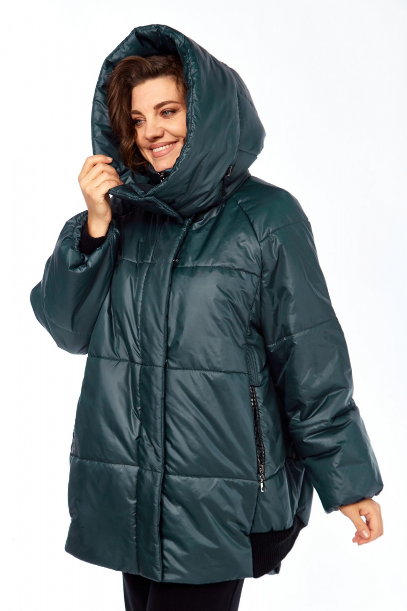Женская куртка Диомант 2130 изумруд