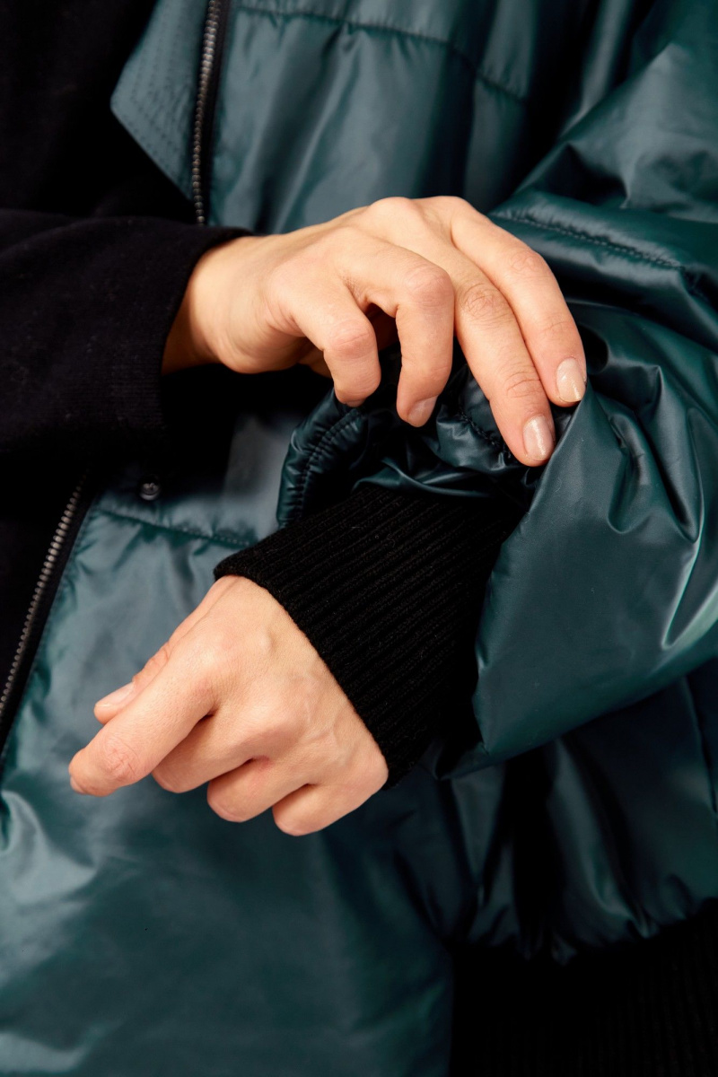 Женская куртка Диомант 2130 изумруд