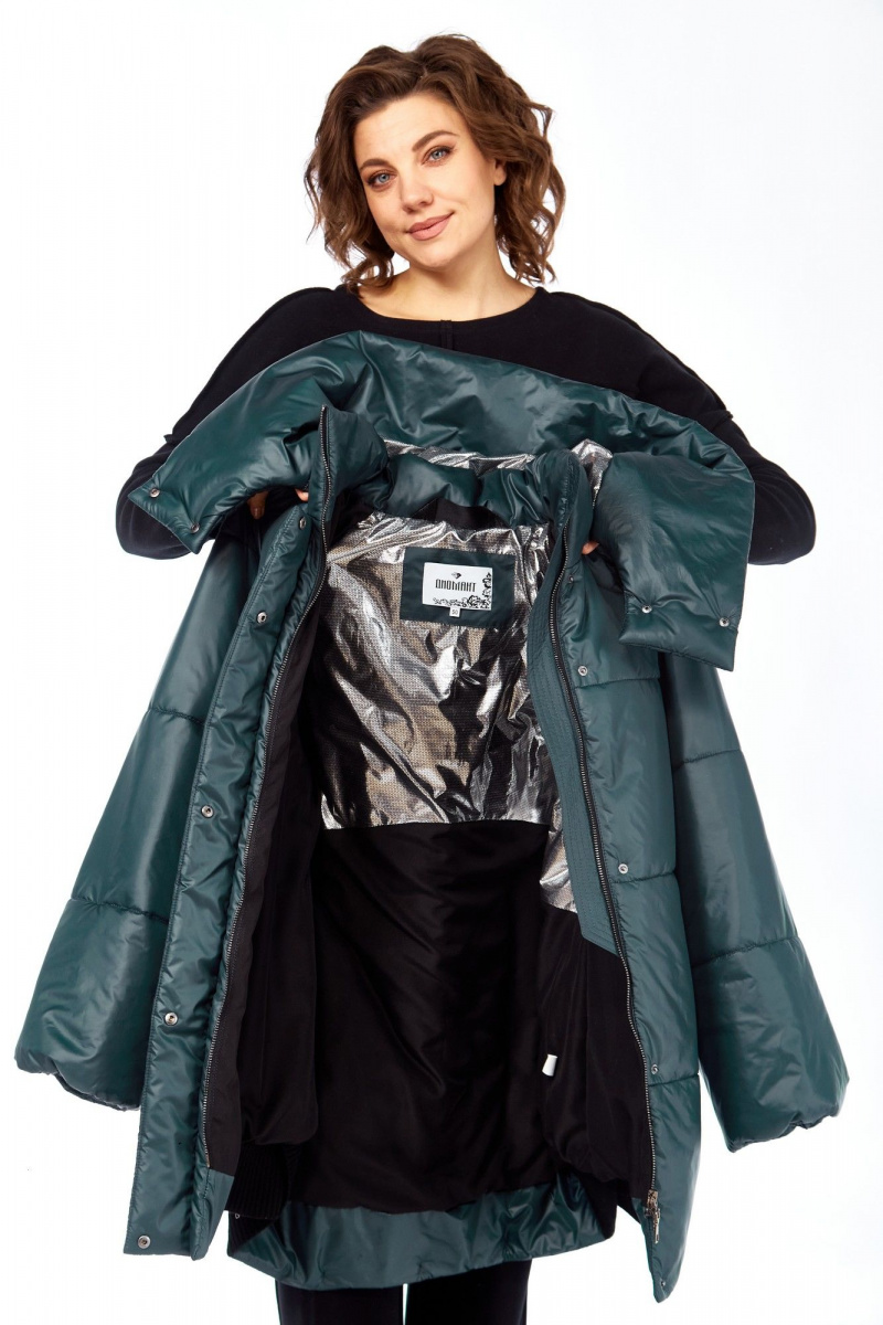Женская куртка Диомант 2130 изумруд