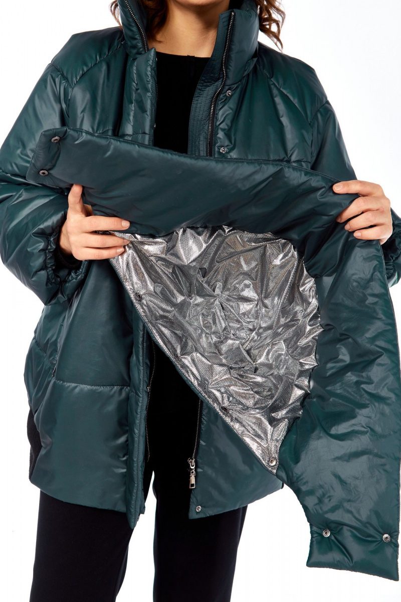 Женская куртка Диомант 2130 изумруд