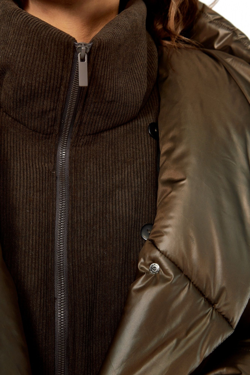 Женское пальто Диомант 2132 шоколад